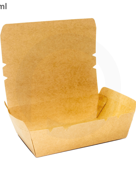 700ml Kraft Paper Lunch Box 200-ctn